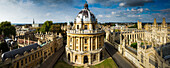 Radcliffe Camera, from St. Marys Church, Oxford, Oxfordshire, England, United Kingdom, Europe