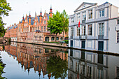 Center of Old Town, UNESCO World Heritage Site, Bruges, Belgium, Europe