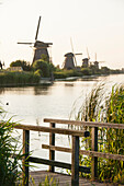 Windmills of Kinderdijk, UNESCO World Heritage Site, The Netherlands, Europe