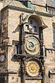 Astronomical Clock, Old Town Hall, UNESCO World Heritage Site, Prague, Czech Republic, Europe