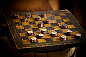 Antique checkers game.