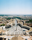 St. Peter's Square from the top of St. Peter's Basilica
