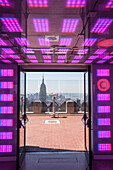 View from Rockefeller Center, Empire State Building, Midtown, Manhattan, New York, USA