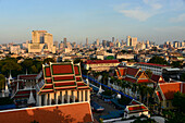 View from the Golden Mount, Bangkok, Thailand, Asia