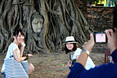 Wat Mahathat, alte Königsstadt Ayutthaya, Thailand