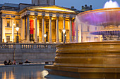 National Gallery on Trafalgar Square, London, England, United Kingdom, Europe