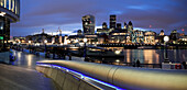 View of City from More London Place, London, England, United Kingdom, Europe