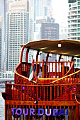 Bootsfahrten in der Dubai Marina, Dubai, Vereinigte Arabische Emirate, VAE