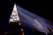 Beleuchtung, Nacht, Burj Khalifa, Downtown, Dubai, Verinigte Arabische Emirate, VAE