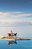 Pool of Sofitel Hotel, Bora Bora, Society Islands, French Polynesia, South Pacific, Pacific
