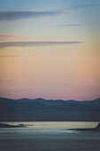 Sunset over Lake, California, USA
