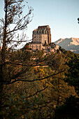 Sacra di San Michele at Sunrise, Mount Pirchiriano, Italy