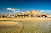 Playa de Sotavento, zwischen Jandia und Costa Calma, Fuerteventura, Kanarische Inseln, Spanien