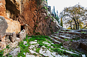 Castalian Spring, Delphi, Greece