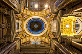 Dome above the Chapel of the Baptistery, Rome, Italy