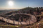 Oldest archeological sanctuary on Gobekli Hill, Gobekli Tepe, Turkey