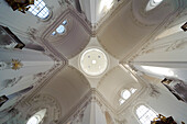 Collegiate Church inside the historical center of the city of Salzburg, a UNESCO World Heritage Site, Austria