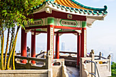 Lion's Pavilion lookout point at Victoria Peak, Hong Kong Island, Hong Kong, China