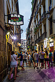 pintxos (or pincho) bar, old town, san sebastian, donostia, basque country, spain