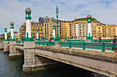 zurriola bridge, san sebastian, donostia, basque country, spain