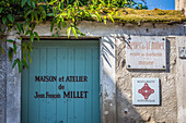 the painter jean francois millet's house and artist's studio, grande rue, barbizon, (77) seine et marne, ile de france, france