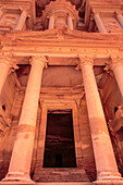 The Treasury Al-Khazneh, Petra, UNESCO World Heritage Site, Jordan, Middle East