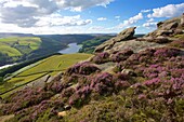 View from Derwent Edge, Peak District National Park, Derbyshire, England, United Kingdom, Europe