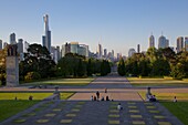 View from Shrine of Remembrance, Melbourne, Victoria, Australia, Pacific