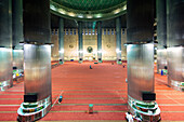 Interior of the Istiqlal Mosque, or Masjid Istiqlal, Independence Mosque, Jakarta, Indonesia, Southeast Asia