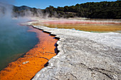 Champagne Pool, hot springs, Waiotapu Goethermal Wonderland, Rotorua, New Zealand, Oceania