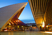 Sydney Opera House at Dusk, UNESCO World Heritage Site, Sydney, New South Wales, Australia, Oceania