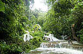 The tumbling waters of the Mele Cascades on the island of Efate