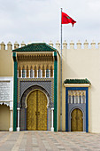 Eingangstor zum Königspalast, Dar el Makhzen,  Fès, Marokko