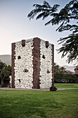 watch tower remains of a fortress in the capital San Sebastian de la Gomera, La Gomera, Canary Islands, Spain