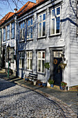 Old Houses in the Bryggen District, Bergen, Hordaland, Norway, Scandinavia, Europe