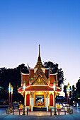 City gate, Kanchanaburi, Thailand, Southeast Asia, Asia