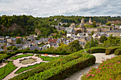 View at the citadel of Fougères, Fougères, River, La Vilaine, Vitré, Departement Ille-et-Vilaine, Brittany, France, Europe