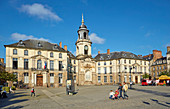  Place de la Mairieund, Hôtel de Villein Rennes, Dept. Ille-et-Vilaine, Bretagne, Frankreich, Europa