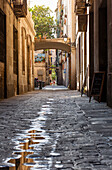 Carrer d´En Carabassa, Barri Gotic, alley, gothic quarter, Ciutat Vella, old town, Barcelona, Catalunya, Catalonia, Spain, Europe
