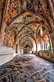 Europe, Italy, South Tyrol, Bolzano. The cloister of the Cathedral of Bressanone, Brixen