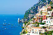 Positano, Campania, Salerno, beautiful Town on the Amalfi Coast.