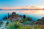 Sveti (Saint) Jovan Kaneo Church on Lake Ohrid, Macedonia