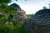 Thoilos, ancient stone buildings, in the Majella National Park