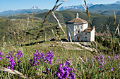 Die Transhumanzkirche Santa Maria della Pieta im Gran Sasso Nationalprak