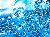 Close up of water bubbles, Drink, Refreshment