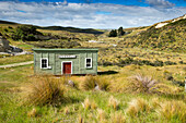 The Ida Railway Huts offer visitors shelter in the mountains of the Hawkdun Range, Otago, South Island, New Zealand