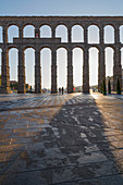 Segovia's ancient Roman Aqueduct, UNESCO World Heritage Site, Segovia, Castilla y Leon, Spain, Europe