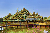 Thailand , Bangkok City, Ancient Siam Park ,Pavillion of the enlightened.
