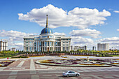 Kazakhstan, Astana City, New Administrative City, Nurzhol Avenue , Presiden Palace -Akoda.
