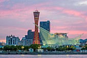 Japan , Kobe City , Kobe Port Skyline, Kobe Tower.